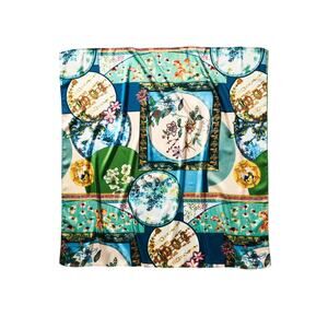 Anthropologie Silky Printed Bag and Hair Scarves